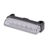 LED-Rücklicht Highsider Smart Mini, Schwarz, Glas Klar, E-geprüft, M4 Buchsen