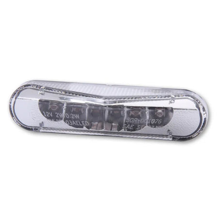LED-Rücklicht Highsider smart, Klar, 84x22 mm, mit KZL, E-geprüft, 12V/0,2W