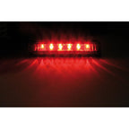 LED-Rücklicht Highsider Smart Mini, Schwarz, Glas Getönt, E-geprüft, M4 Buchsen