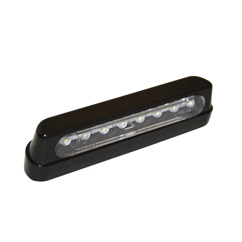 LED-Kennzeichenbeleuchtung Highsider Smart schwarz, B110xH20,5 mm, E-geprüft
