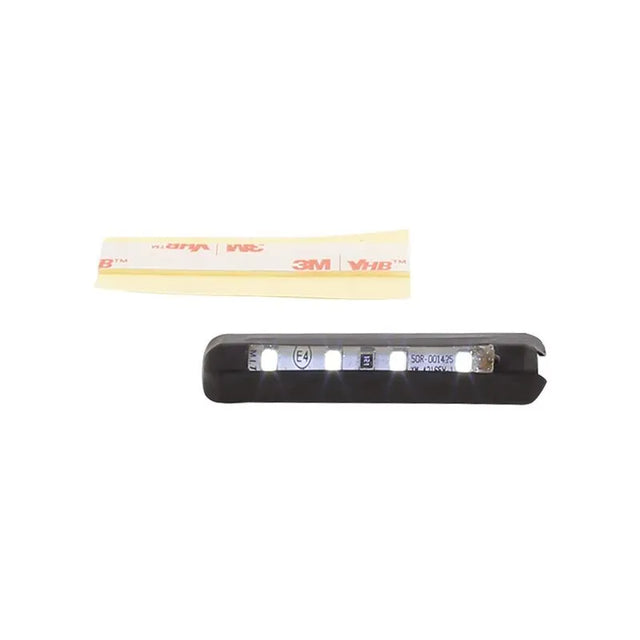LED-Kennzeichenbeleuchtung Highsider Smart schwarz, L61xB13,5 mm, E-geprüft