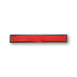 Rückstrahler Highsider Smart rot, Rechteckig, 103x16 mm, Selbstklebend