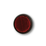 Rückstrahler Highsider Smart rot, Rund, Ø 60 mm, M5 Gewinde, E-geprüft