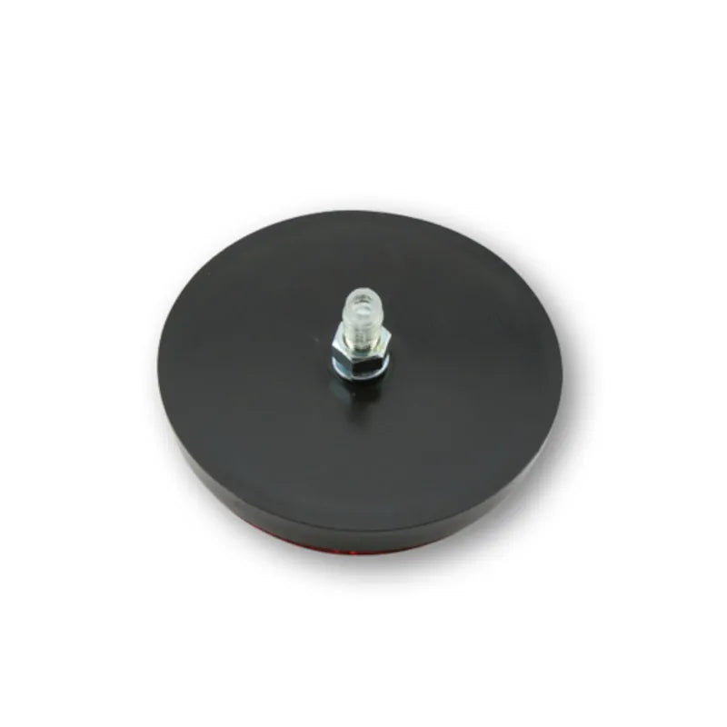 Rückstrahler Highsider Smart rot, Rund, Ø 60 mm, M5 Gewinde, E-geprüft