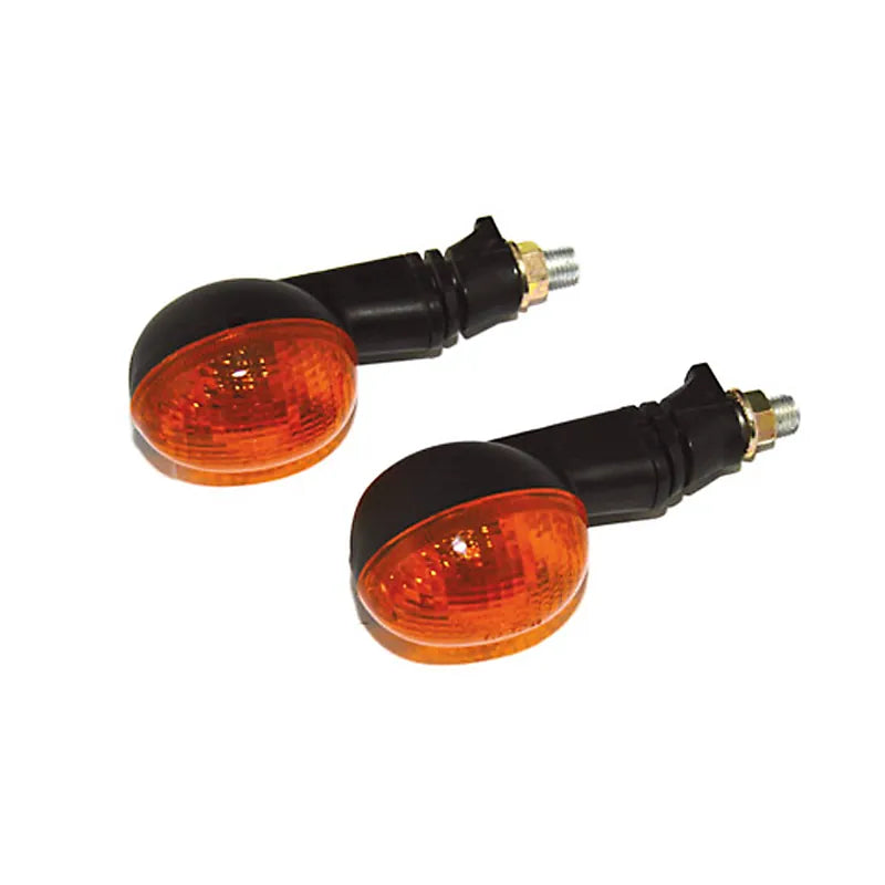 Blinker Highsider Smart Mini, Schwarz, Glas Orange, E-geprüft, 12V/10W