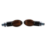 Blinker Highsider Smart Cateye kurz, Carbon, Glas Getönt, E-geprüft, 12V/21W