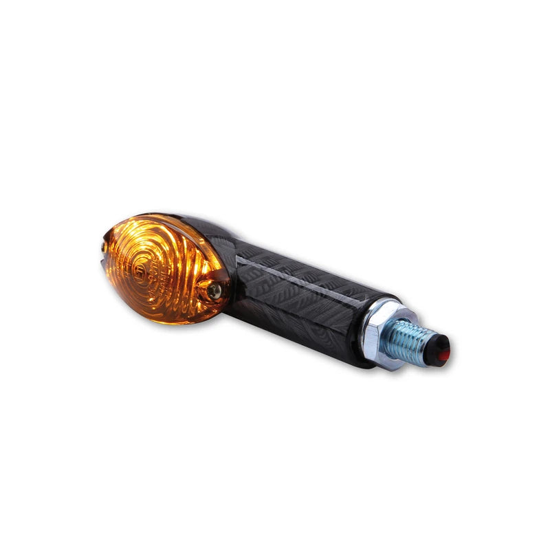 Blinker Highsider Smart Cateye lang, Carbon, Glas Getönt, E-geprüft, 12V/21W