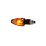 Blinker Highsider Smart Arrow kurz, Carbonlook, Glas Orange, E-geprüft, 12V/21W