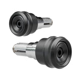 Lenkerenden Highsider Pace-LS mit Spiegelaufnahme, Schwarz, Klemmung 12-22 mm