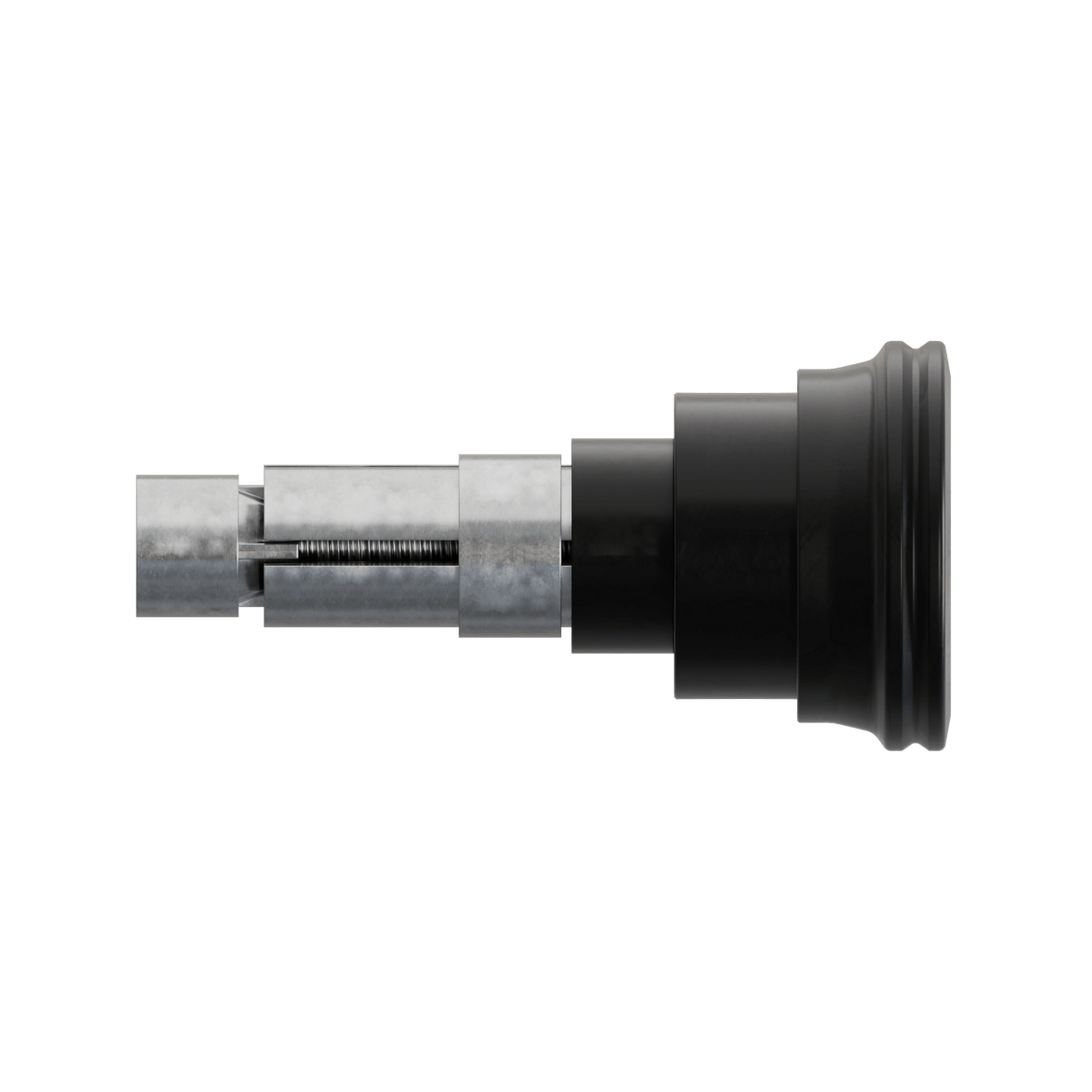 Lenkerenden Highsider Circula-LS mit Spiegelaufnahme, Schwarz, Klemmung 12-22 mm