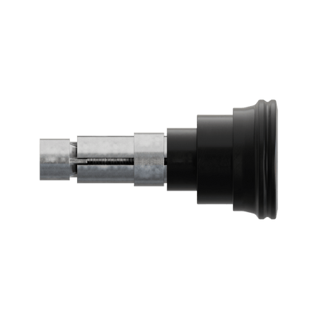 Lenkerenden Highsider Circula-LS mit Spiegelaufnahme, Schwarz, Klemmung 12-22 mm