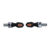 LED-Blinker Paar Highsider Smart Crumb schwarz, Getönt, M6, E-geprüft, 12V/1,8W