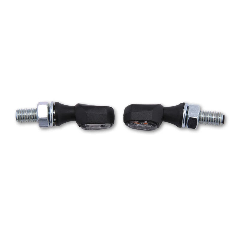 LED-Blinker Paar Highsider Smart Crumb schwarz, Getönt, M6, E-geprüft, 12V/1,8W