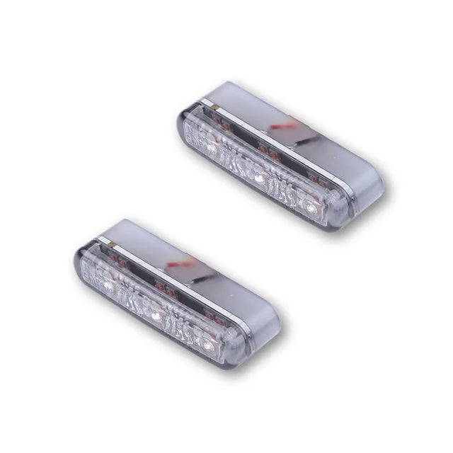 LED-Einbaublinker mit Rück- & Bremslicht Highsider Shorty 2 Pro 3in1, E-geprüft