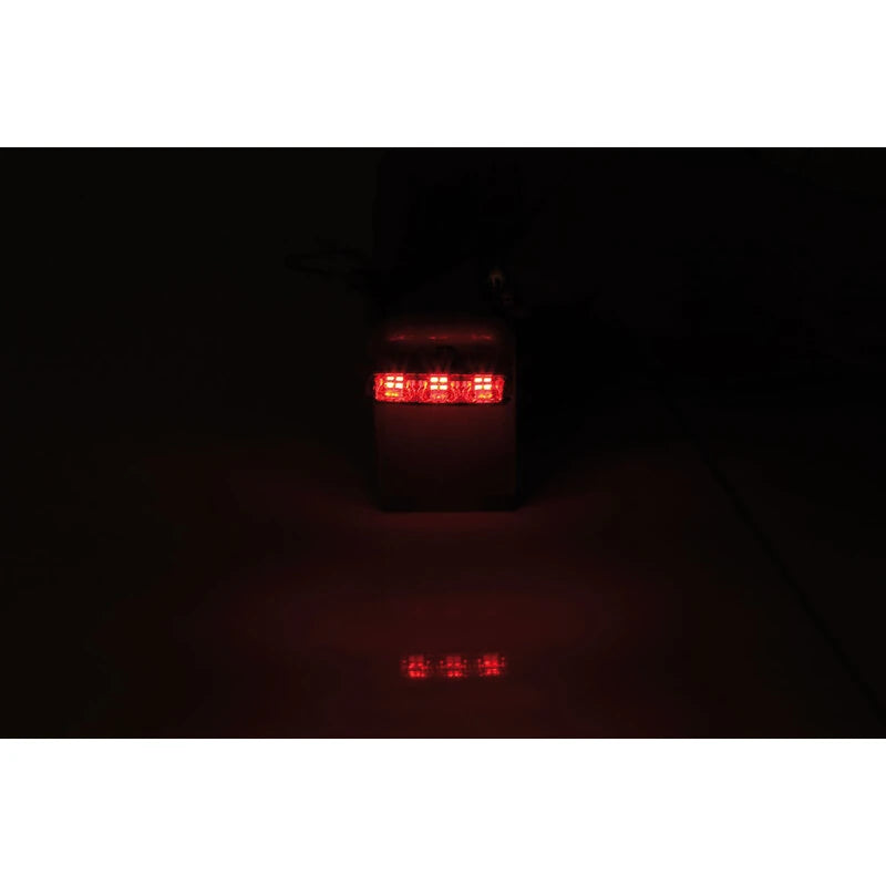 LED-Einbaublinker mit Rück- & Bremslicht Highsider Shorty 2 Pro 3in1, E-geprüft