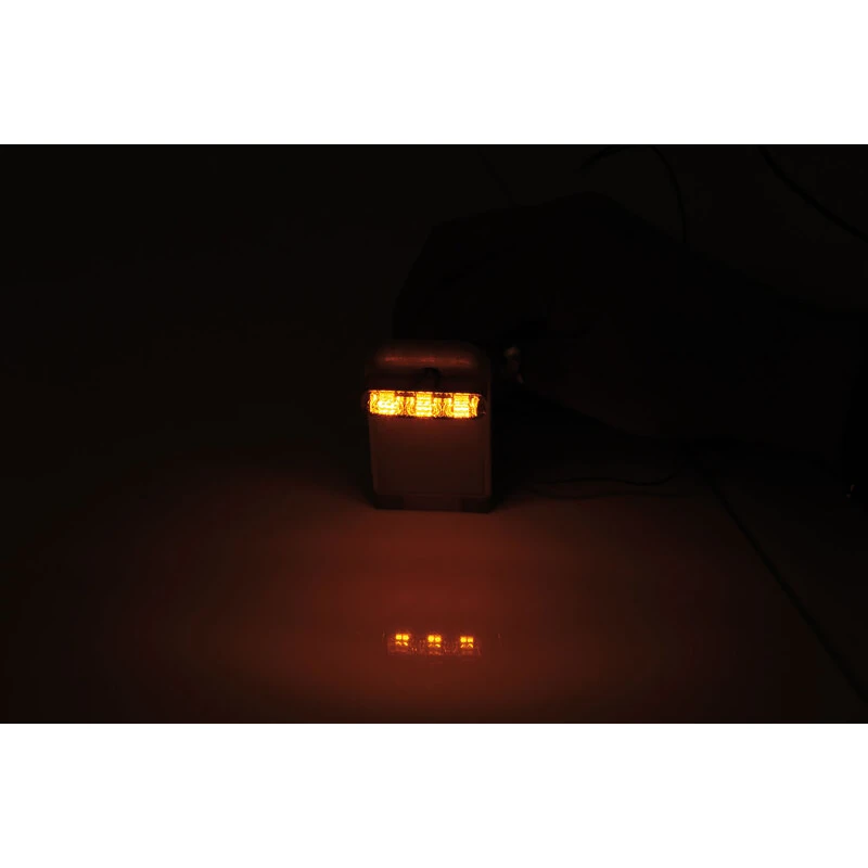 LED-Einbaublinker mit Rück- & Bremslicht Highsider Shorty 2 Pro 3in1, E-geprüft