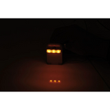 LED-Einbaublinker mit Rück- & Bremslicht Highsider Shorty 2 Pro 3in1, E-geprüft