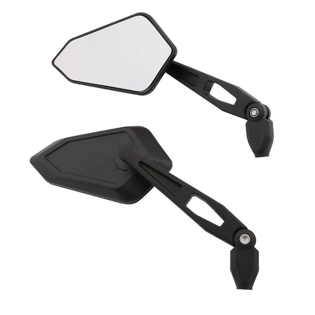 Lenkerspiegel Paar Highsider Smart Booster, Schwarz, ABS, E-geprüft, M10 Gewinde