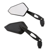 Lenkerspiegel Paar Highsider Booster schwarz, Kunststoff, E-geprüft, M8x1.25