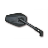 Lenkerspiegel Paar Highsider Booster 2 schwarz, Aluminium, E-geprüft, M10x1.25