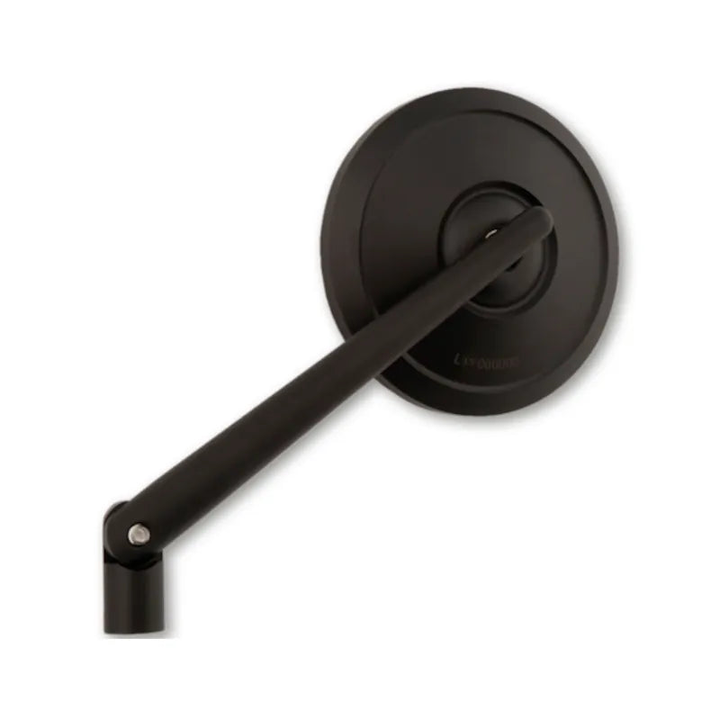 Lenkerspiegel Highsider Retro schwarz, Aluminium, E-geprüft, M10x1.25