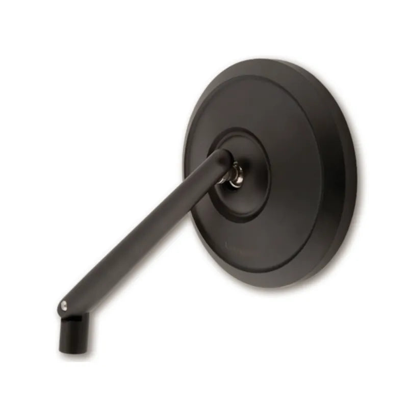 Lenkerspiegel Highsider Pro Retro, Schwarz, Aluminium, E-geprüft, M10 Gewinde
