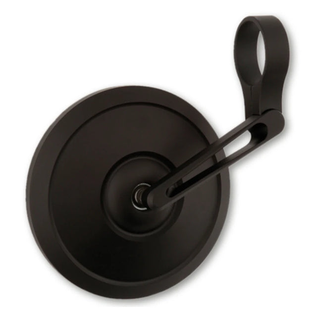 Lenkerendenspiegel Highsider Pro Retro, Kurz, Schwarz, Aufnahme Ø30 x B12 mm