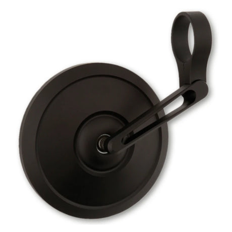 Lenkerendenspiegel Highsider Pro Retro, Kurz, Schwarz, Aufnahme Ø30 x B12 mm