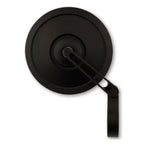 Lenkerendenspiegel Highsider Pro Retro, Kurz, Schwarz, Aufnahme Ø30 x B12 mm