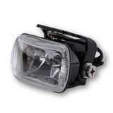 Nebelscheinwerfer Highsider Smart, Schwarz, Glas Klar, 63x39 mm, E-geprüft