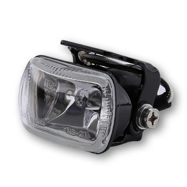 Nebelscheinwerfer Highsider Smart, Schwarz, Glas Klar, 63x39 mm, E-geprüft