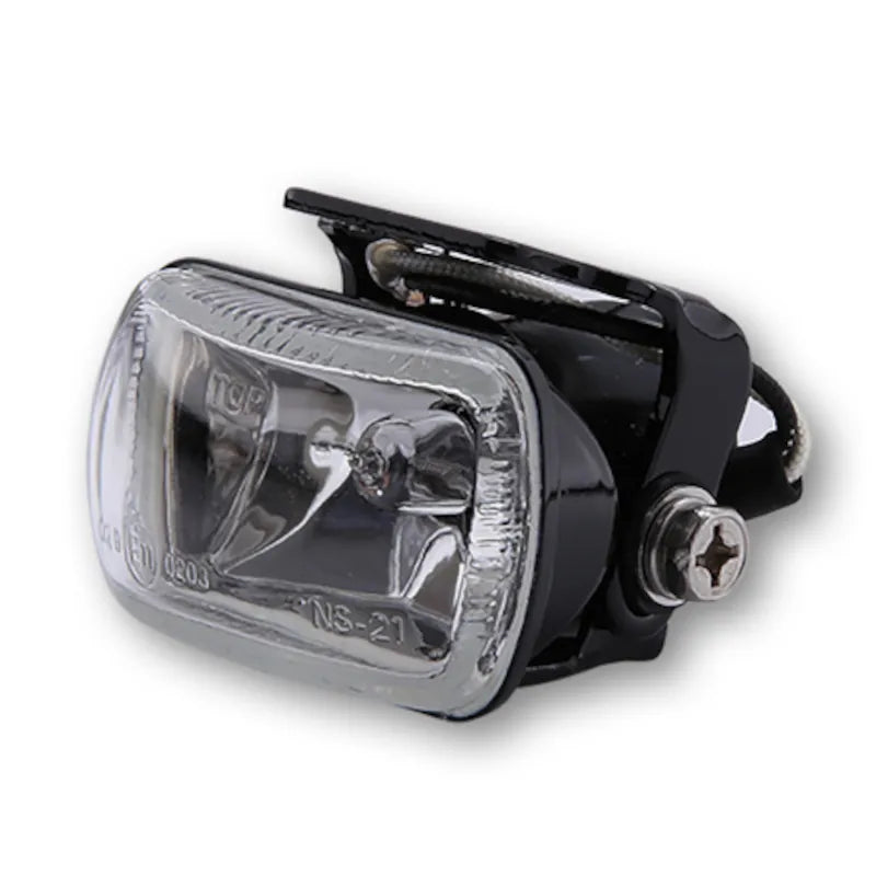 Nebelscheinwerfer Highsider Smart, Schwarz, Glas Klar, 63x39 mm, E-geprüft