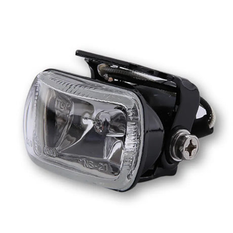 Nebelscheinwerfer Highsider Smart, Schwarz, Glas Klar, 63x39 mm, E-geprüft