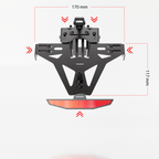 Kennzeichenhalter HIGHSIDER AKRON-RS Pro für KTM Duke 125 / 390 (2020-)