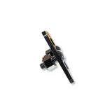 Halteplatte für Kennzeichenbeleuchtung Highsider Pro schwarz, Langloch 59,5 mm