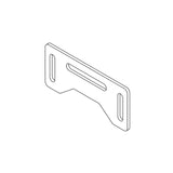 Halteplatte für Kennzeichenbeleuchtung Highsider Pro schwarz, Langloch 59,5 mm