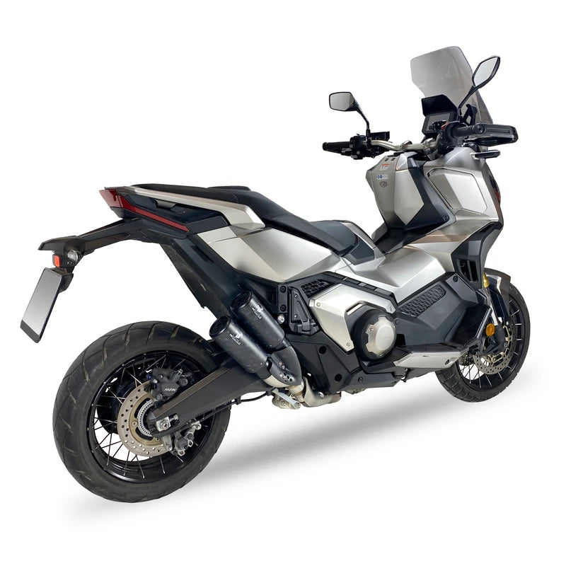 Endschalldämpfer IXRACE DCX2 Edelstahl Carbon für Honda X-ADV 750 (17-23)