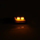 LED-Blinker mit Positionslicht Highsider Formula-TS 2in1 schwarz, E-geprüft