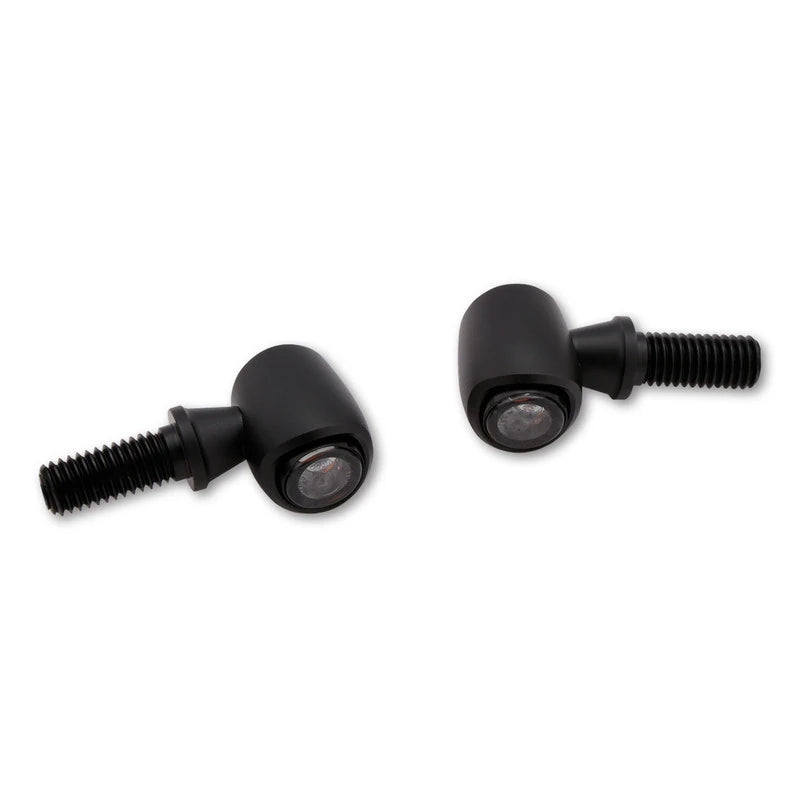 LED-Blinker Paar Highsider Pro Nova schwarz, Getönt, M8, E-geprüft, 12V/3,5W