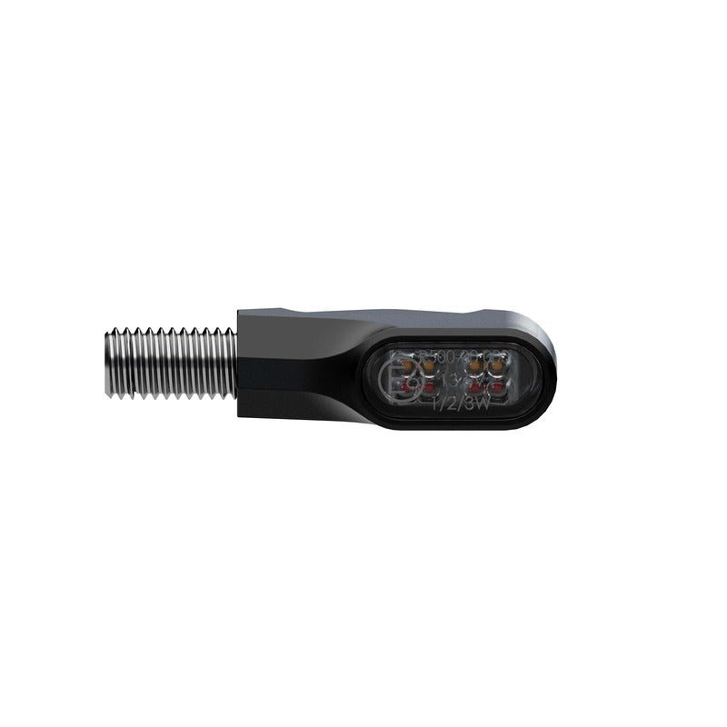 LED Blinker Highsider Ventura-X mit Rück- & Bremslicht, 12V/3W, E-geprüft