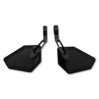 Lenkerendenspiegel Paar Highsider Pro Nova-Race, Schwarz, Aufnahme Ø30 x B12 mm