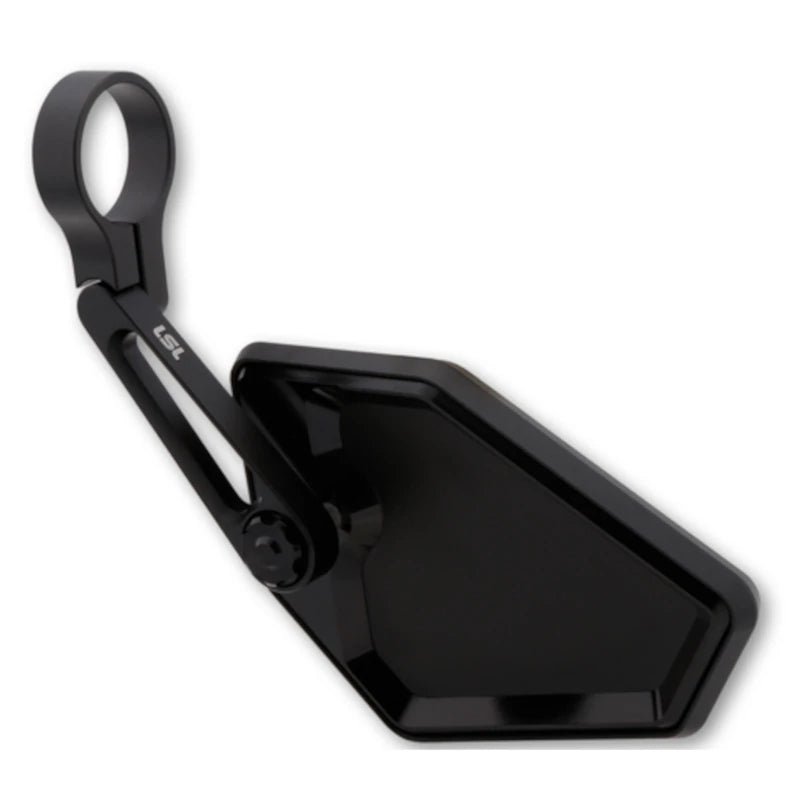 Lenkerendenspiegel Paar Highsider Pro Nova-Race, Schwarz, Aufnahme Ø30 x B12 mm