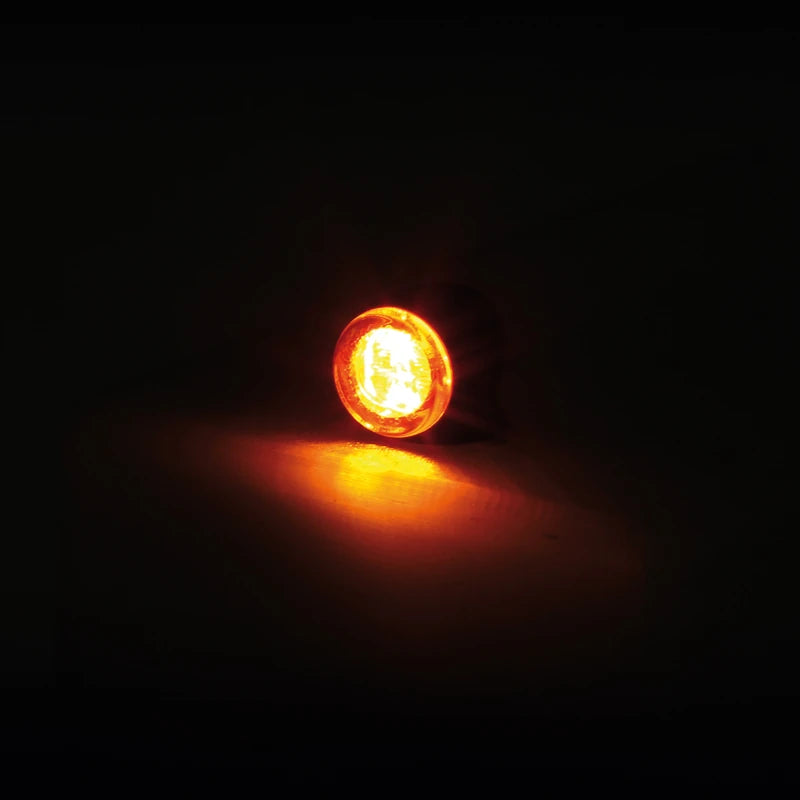 LED Blinker HIGHSIDER Pro Nova mit Rück- & Bremslicht, Schwarz, Getönt