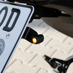 LED Blinker HIGHSIDER Pro Nova mit Rück- & Bremslicht, Schwarz, Getönt