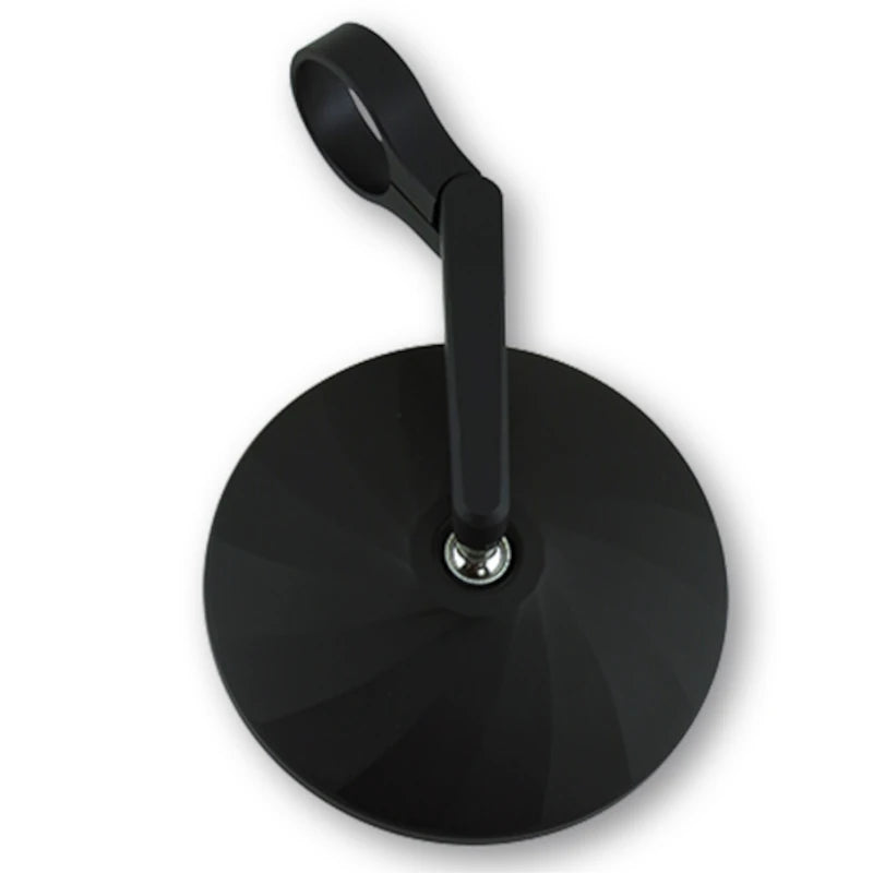 Lenkerendenspiegel Highsider Smart Circula-P, Kurz, Schwarz, Aufnahme Ø30 x B12 mm