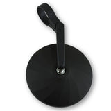 Lenkerendenspiegel Highsider Smart Circula-P, Kurz, Schwarz, Aufnahme Ø30 x B12 mm