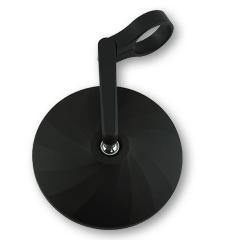 Lenkerendenspiegel Highsider Smart Circula-P, Kurz, Schwarz, Aufnahme Ø30 x B12 mm