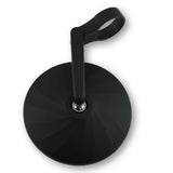 Lenkerendenspiegel Highsider Smart Circula-P, Kurz, Schwarz, Aufnahme Ø30 x B12 mm