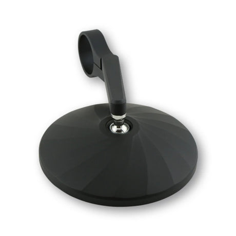 Lenkerendenspiegel Highsider Smart Circula-P, Kurz, Schwarz, Aufnahme Ø30 x B12 mm