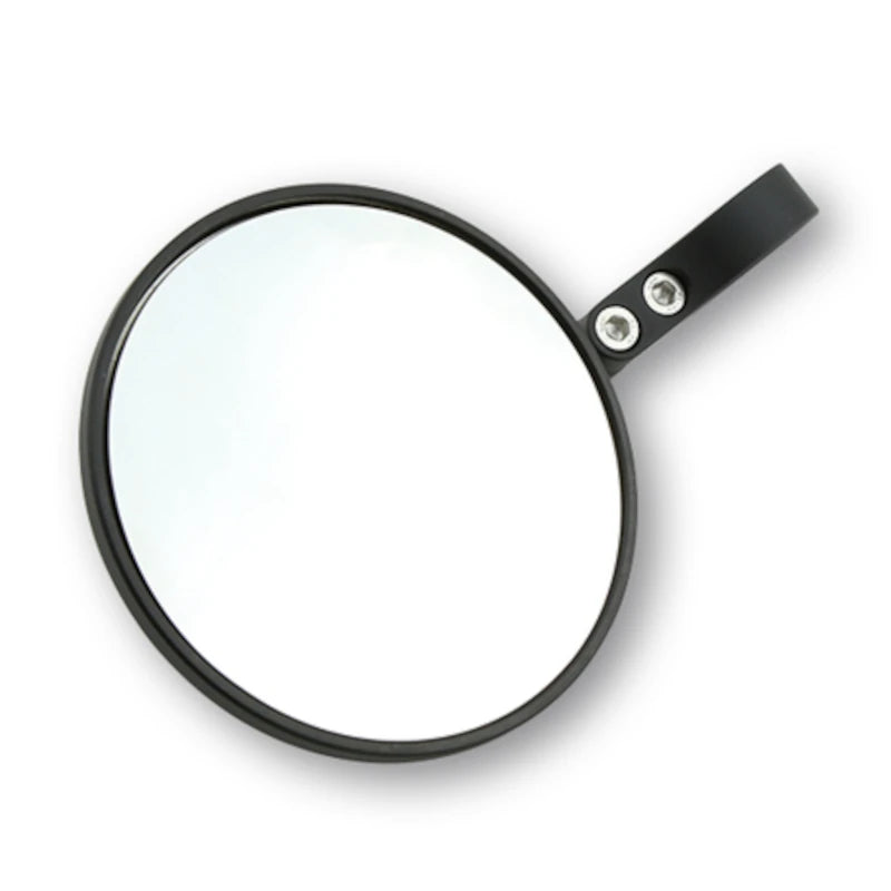 Lenkerendenspiegel Highsider Smart Circula-P, Kurz, Schwarz, Aufnahme Ø30 x B12 mm